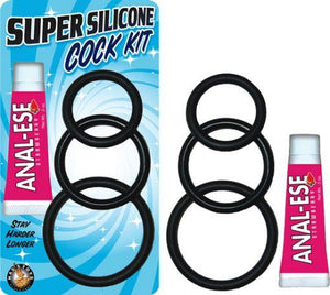 Super Silicone Cock Kit W/Anal