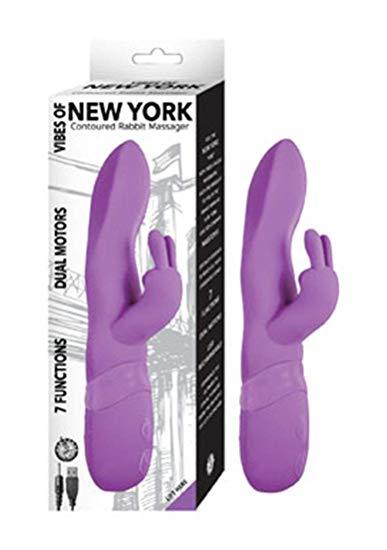 Vibes Of New York Contoured Rabbit Massager