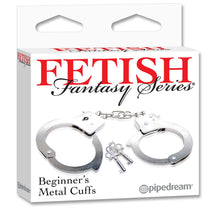 Cargar imagen en el visor de la galería, Fetish Fantasy Beginner&#39;s Metal Cuffs